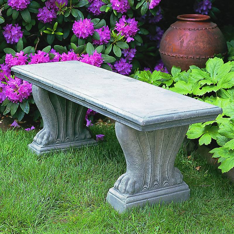 20 Cast Stone Benches Garden Ideas To Consider | SharonSable