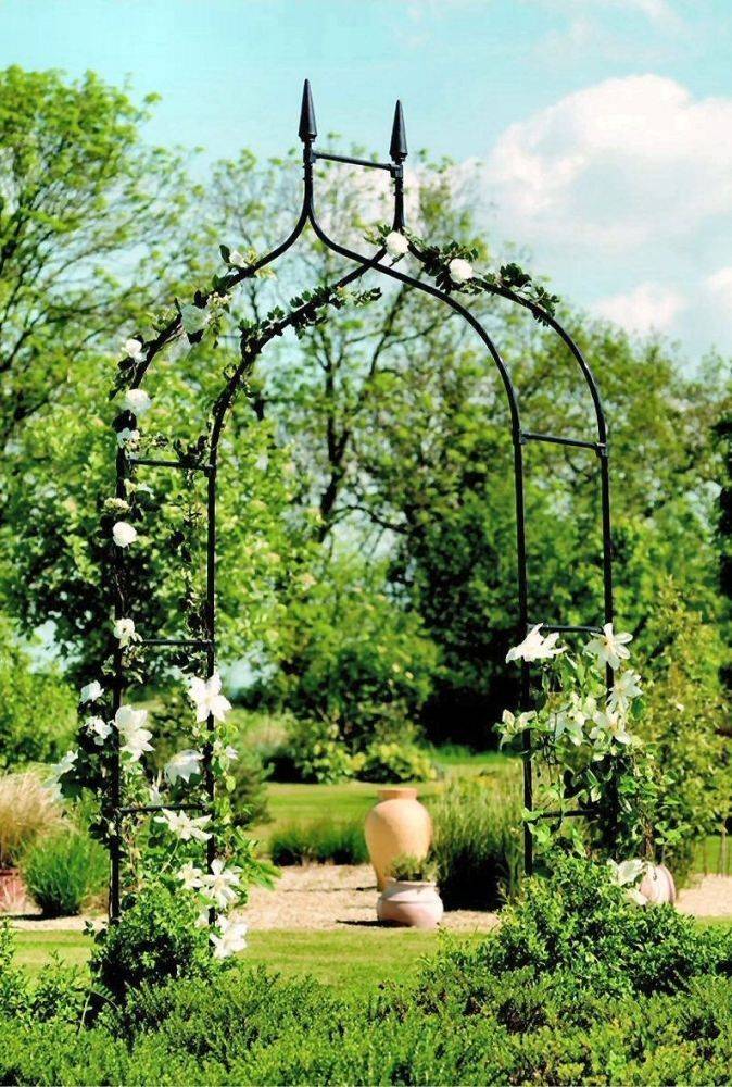 15 White Metal Garden Arch Ideas For This Year Sharonsable