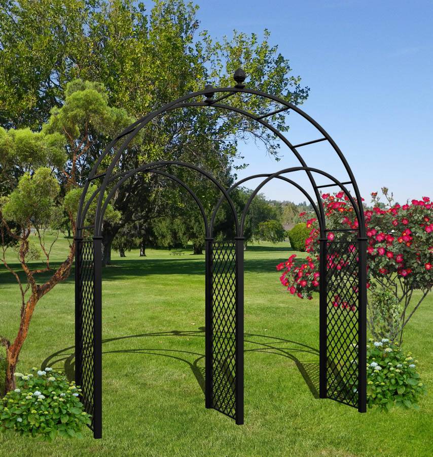 21 Arched Metal Garden Trellis Ideas Worth a Look | SharonSable