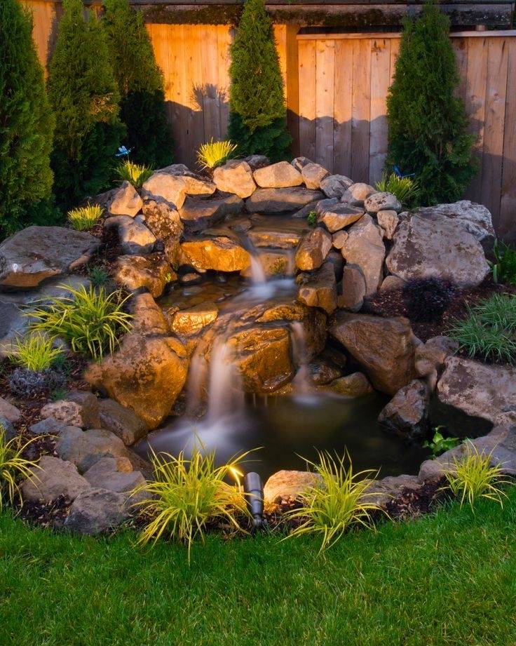 Unique Backyard Garden Water Feature Landscaping Ideas Homixover