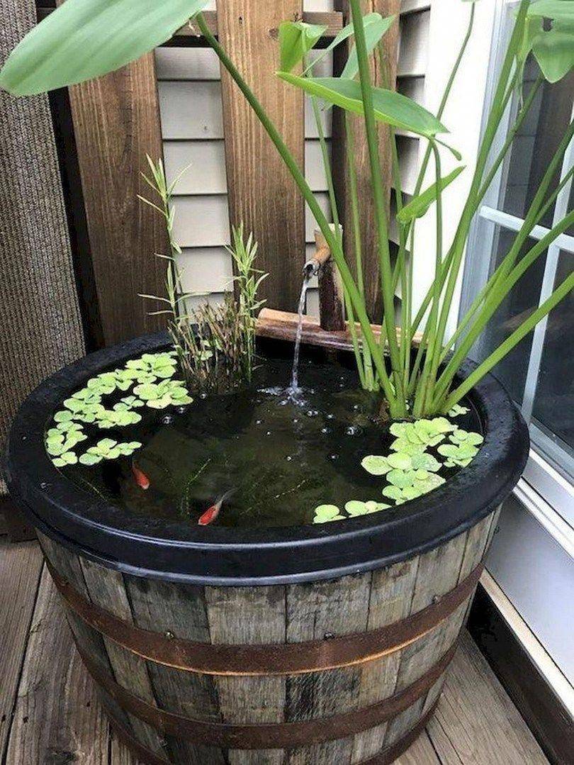 Cheap But Charming Water Garden Ideas