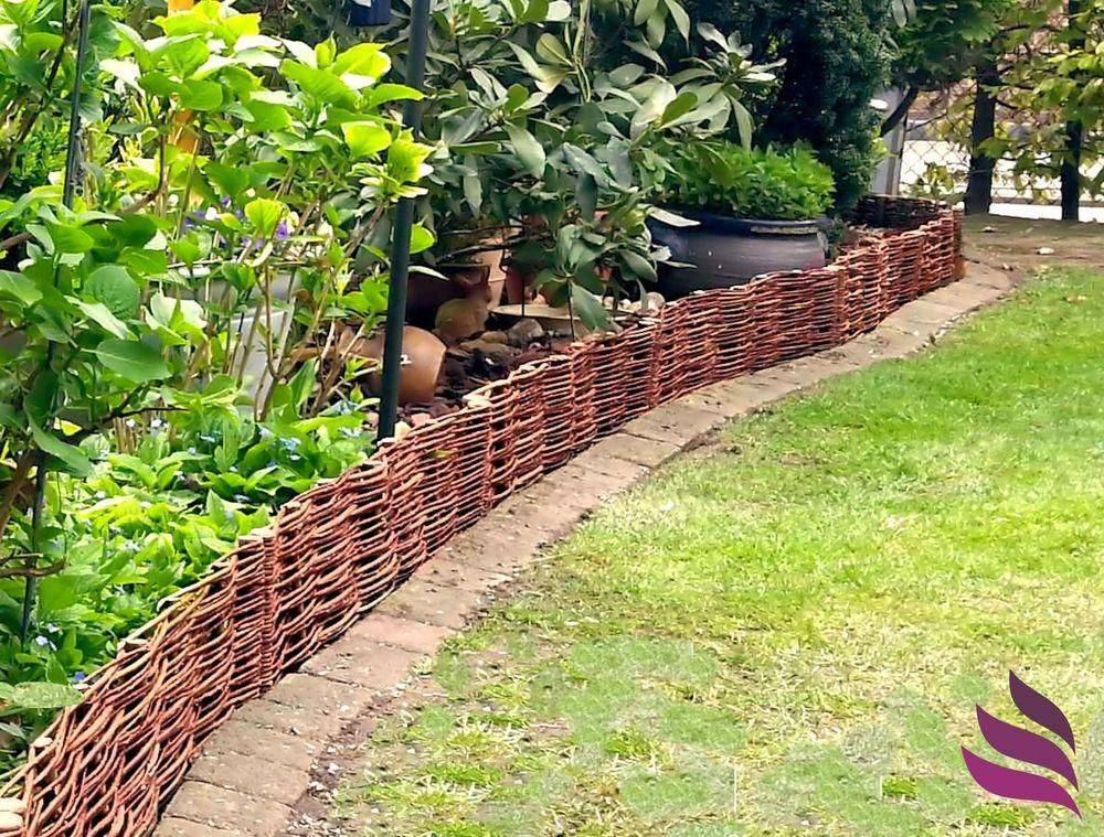 16 Woven Willow Garden Edging Ideas You Should Look | SharonSable