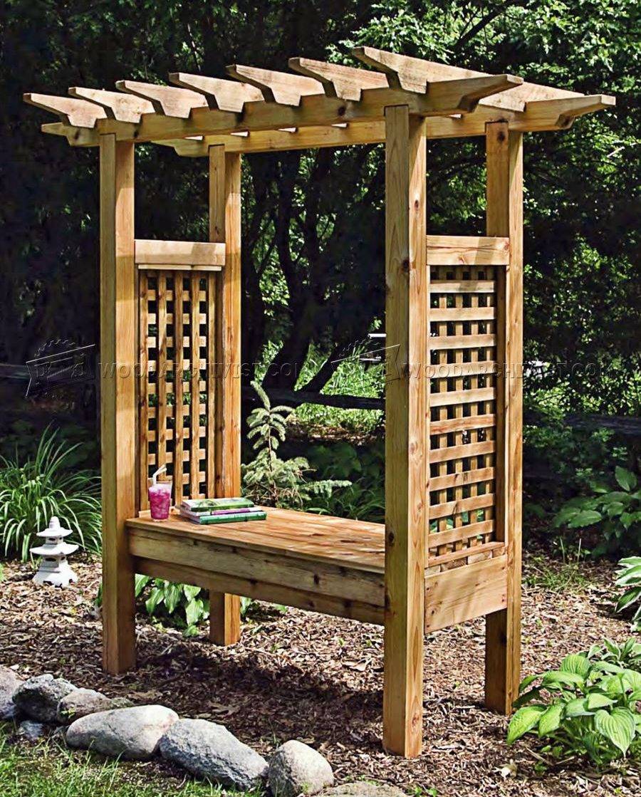 21 DIY Garden Arbor with Bench Plans Ideas You Must Look | SharonSable