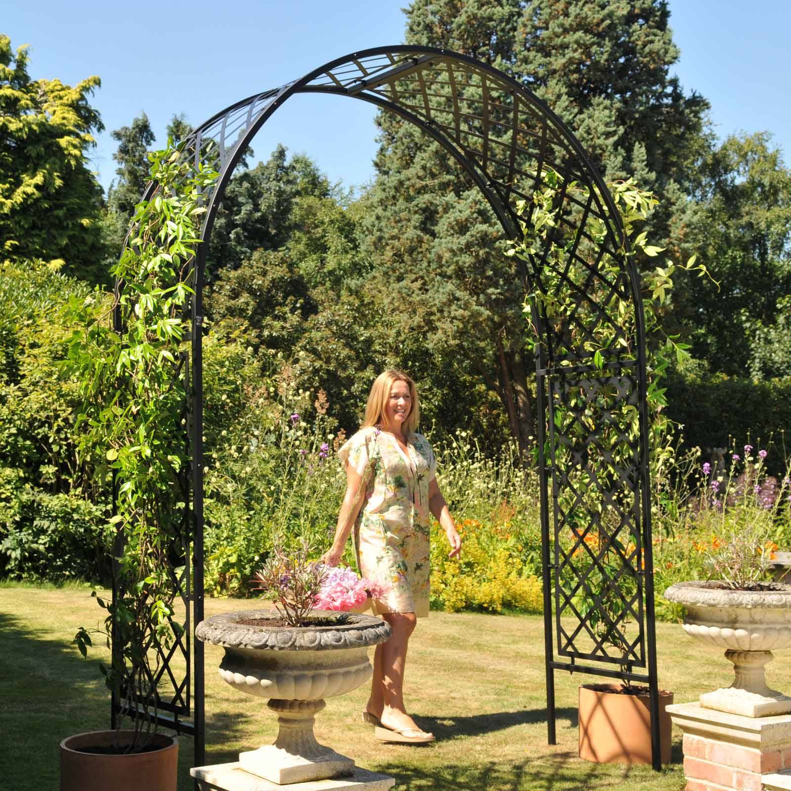 Roman Lattice Garden Arch Harrod Horticultural