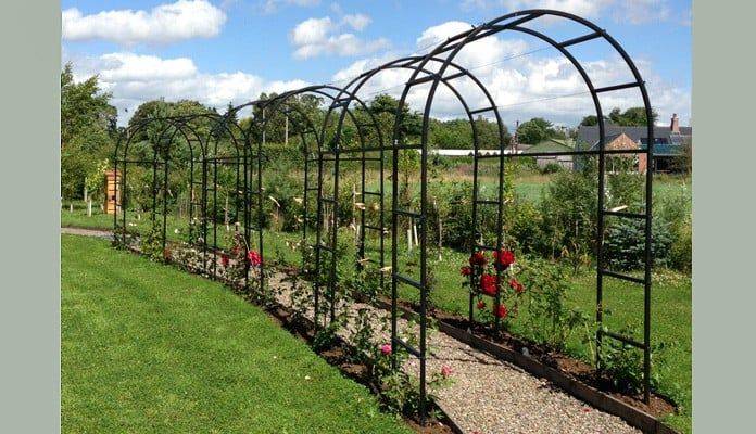 Roman Silk Grey Pergola Harrod Horticultural