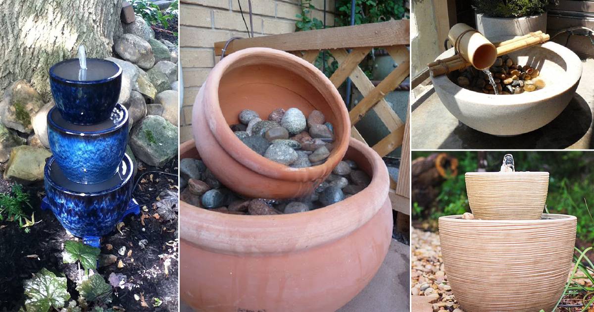 22 Container Water Garden Fountain Ideas To Try This Year | SharonSable