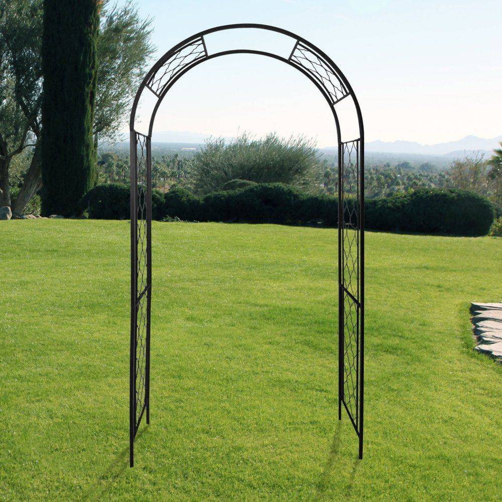 21 Black Metal Garden Arch Ideas You Should Look | SharonSable