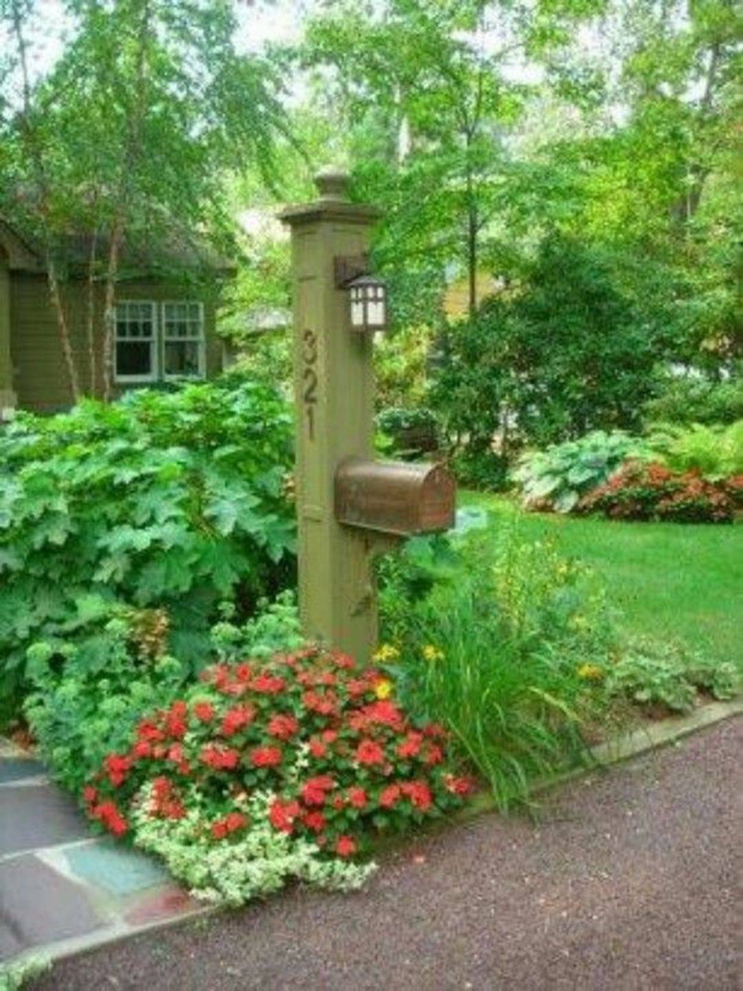 Best Stunning Mailbox Landscaping Designs