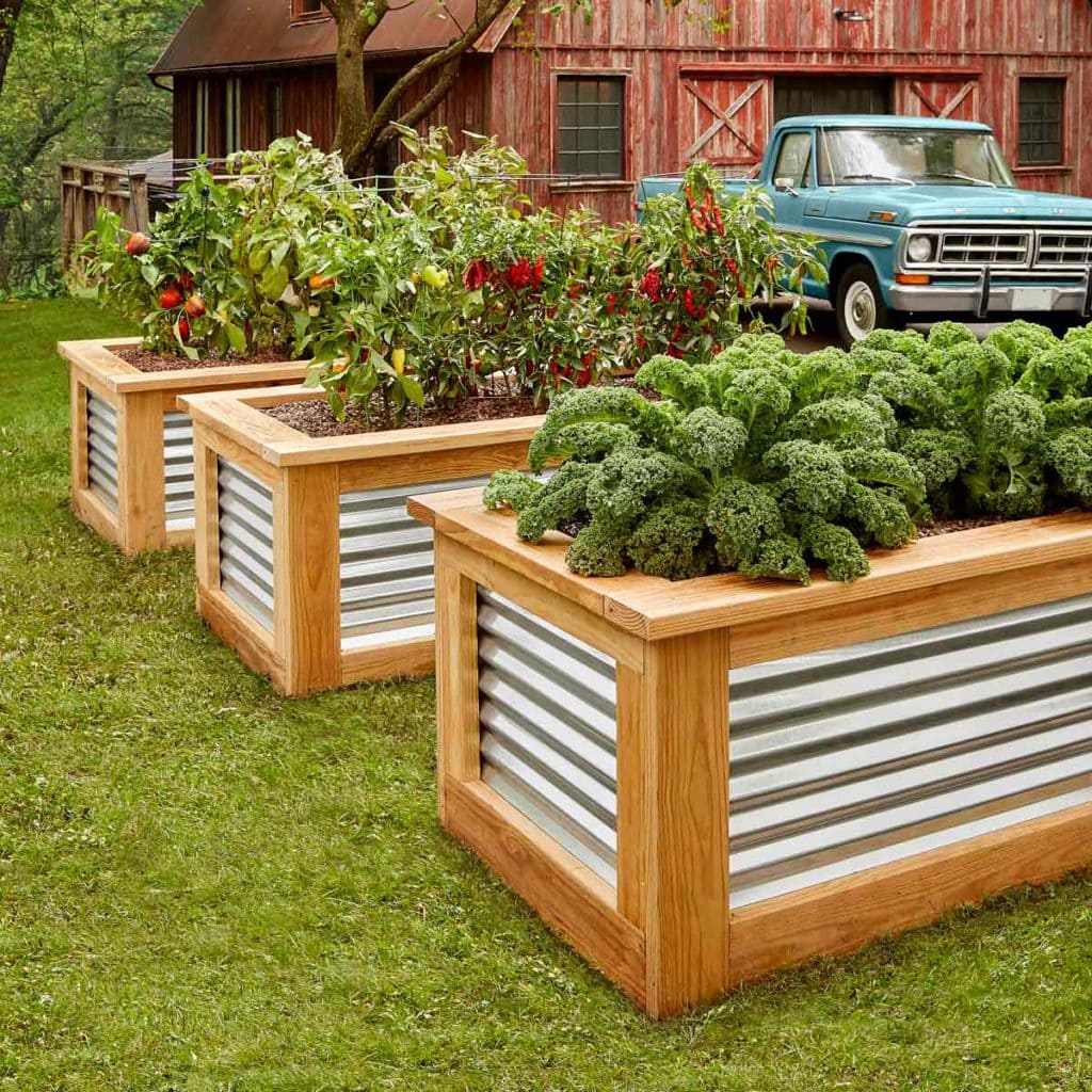 20 DIY Corrugated Metal Raised Garden Beds Ideas You Should Look 