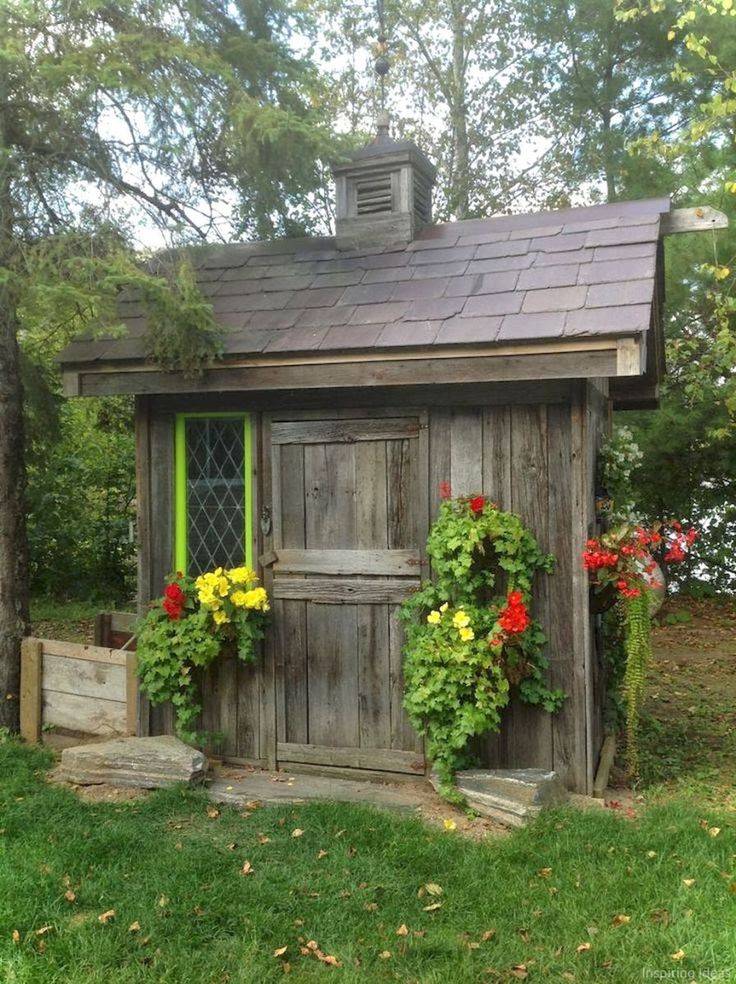 22 Country Garden Shed Decorating Ideas You Cannot Miss | SharonSable