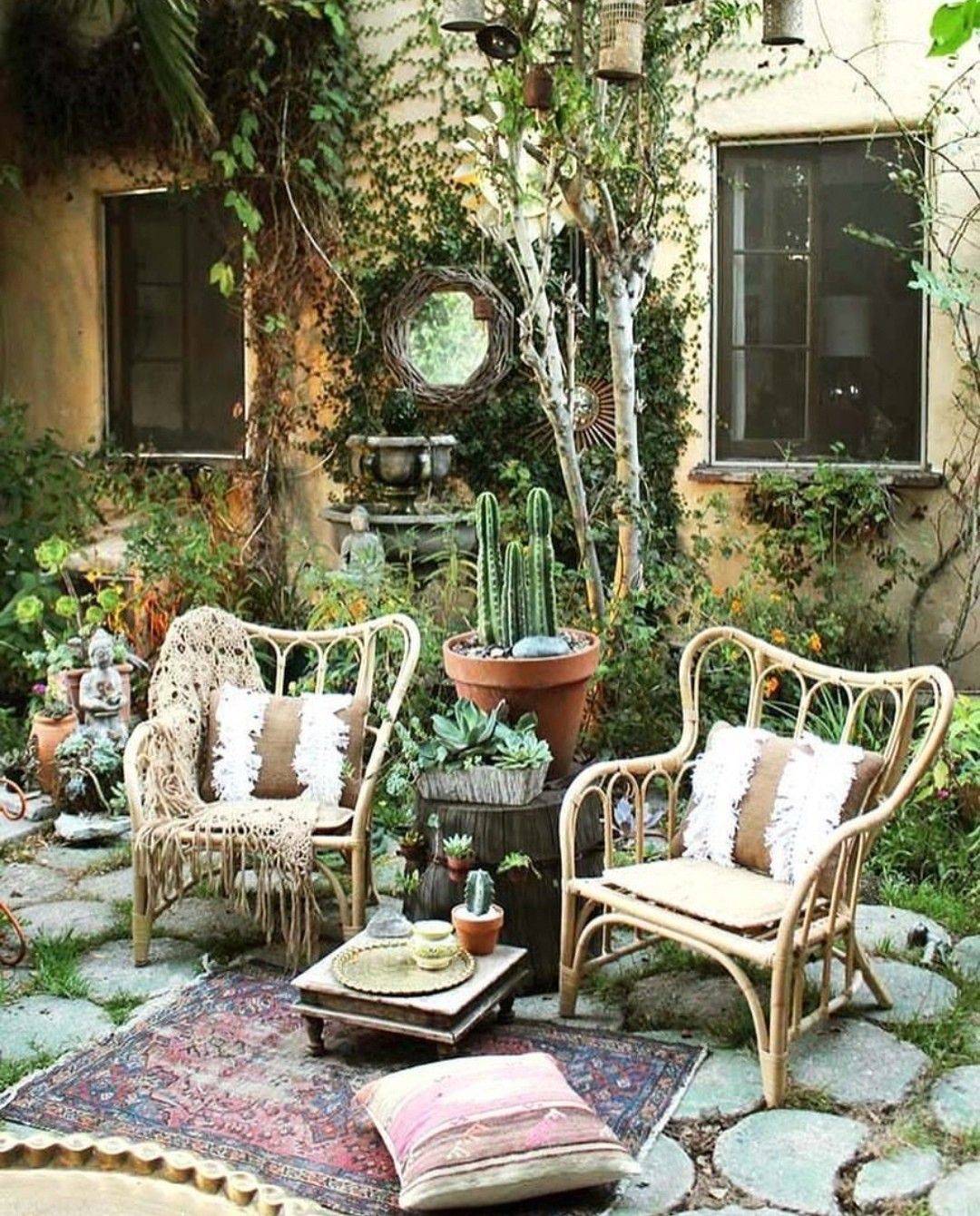 21 Boho Style Garden Ideas You Should Look | SharonSable