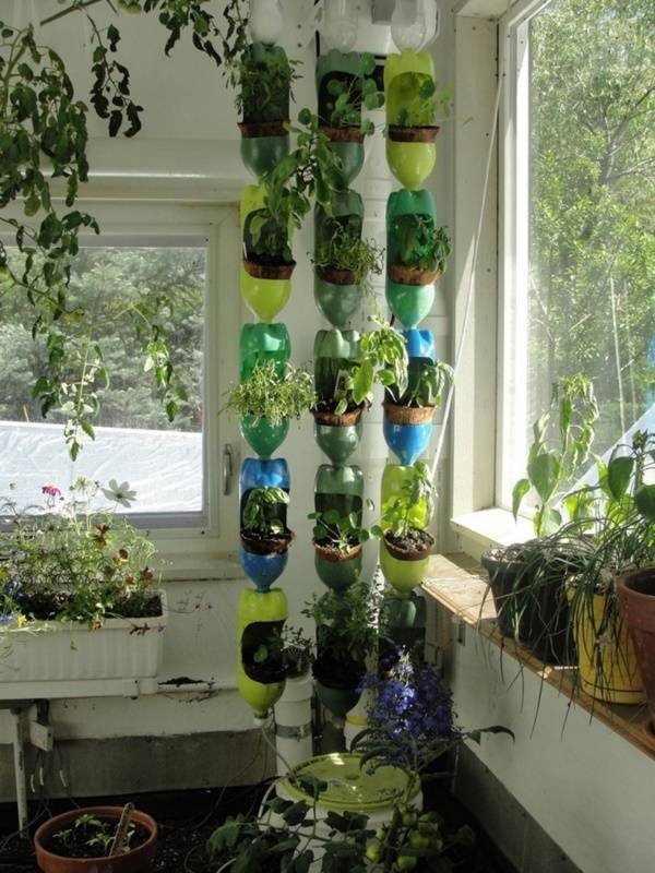 Clever Plastic Bottle Vertical Garden Ideas Farmfoodfamily