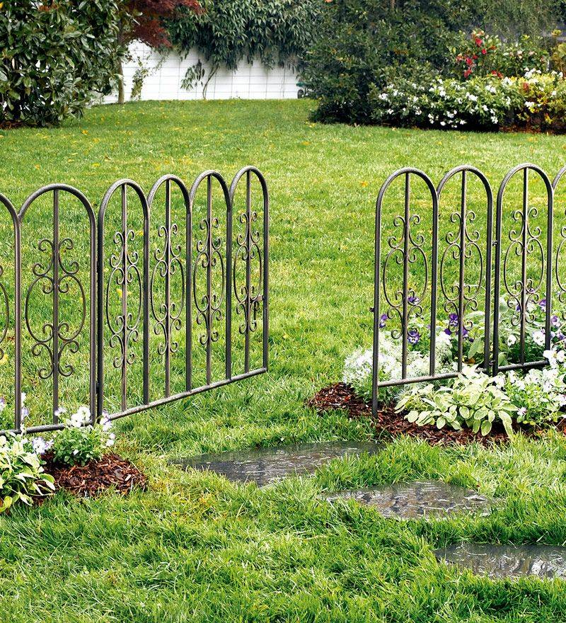 20 Iron Garden Border Fence Ideas You Should Look | SharonSable