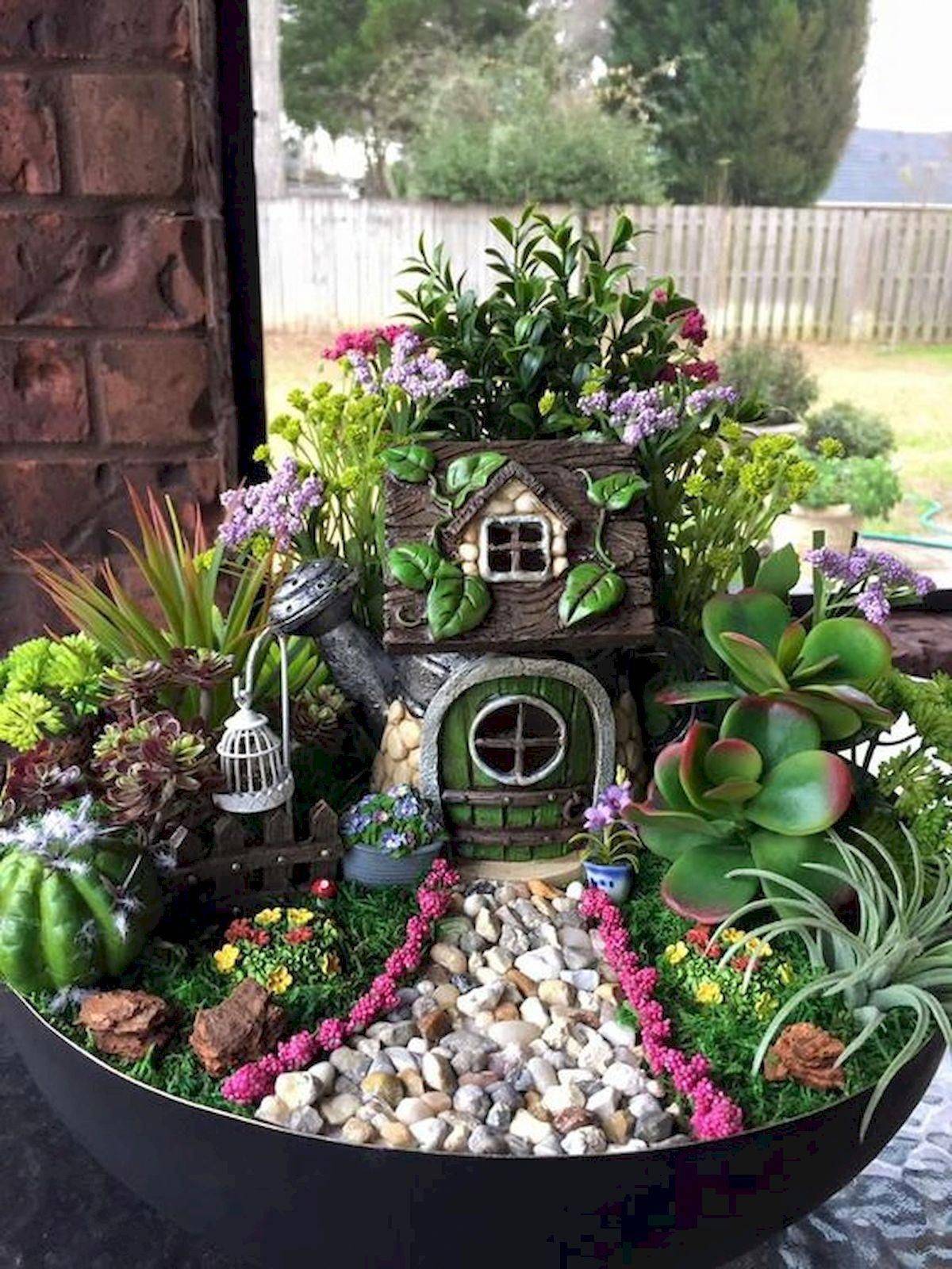 16 Yard Fairy Garden Ideas To Try This Year SharonSable