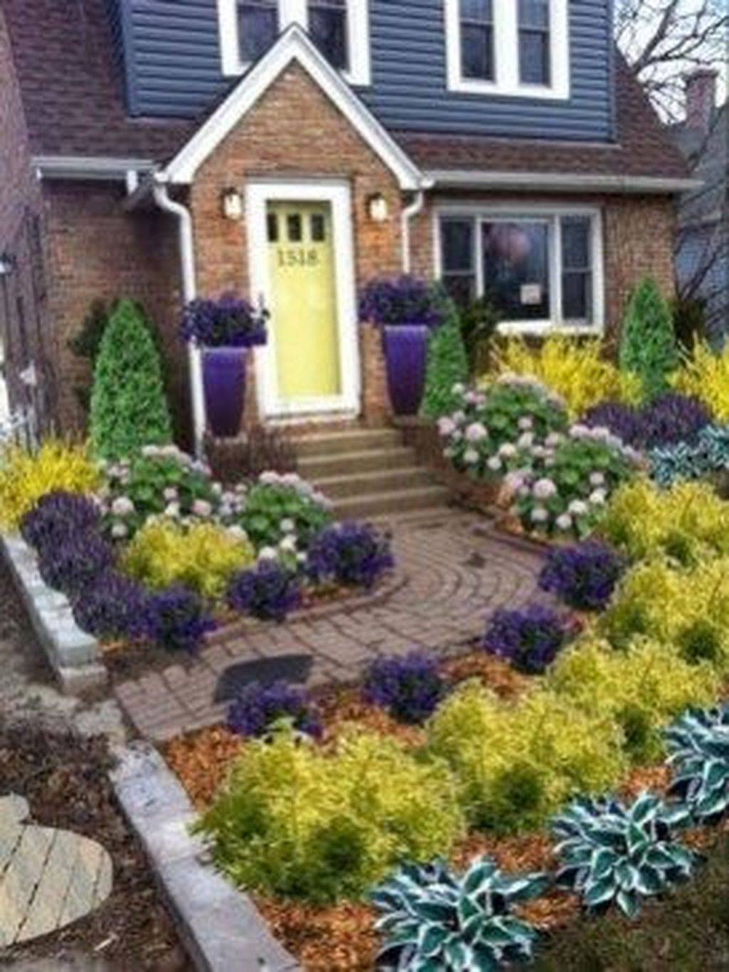 Beautiful Front Yard Rock Garden Landscaping Design Ideas