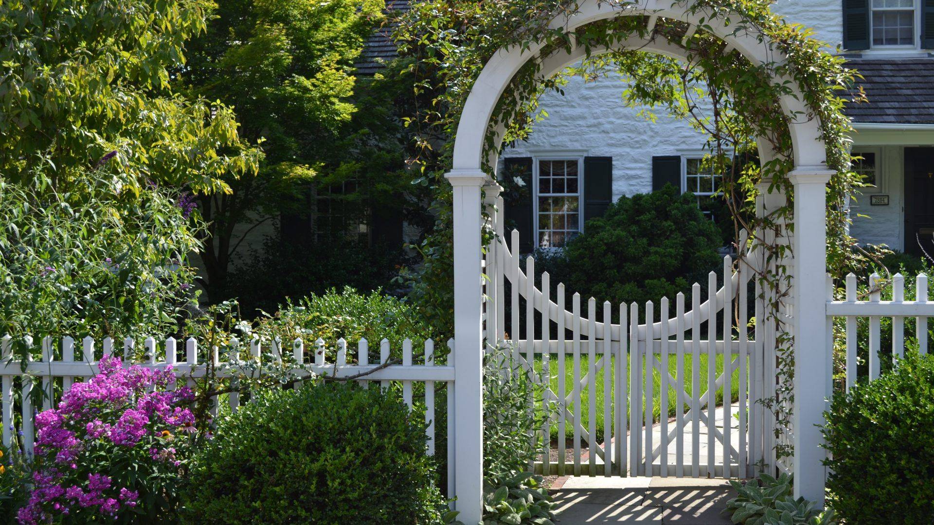 18 Black Garden Gate With Arbor Ideas To Consider SharonSable   Pin By Atlantic Fence Supply On Wood Arbors Arbor Gate Garden Arbor   4736 