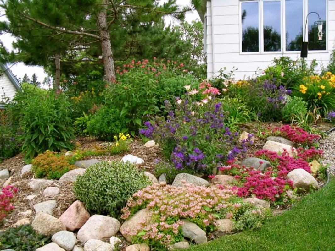 19 Perennial Rock Garden Landscaping Ideas You Gonna Love | SharonSable