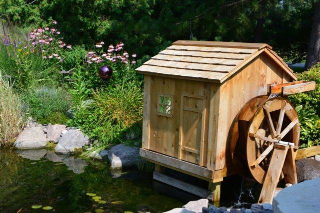 16 Small Garden Water Wheel Ideas For This Year | SharonSable