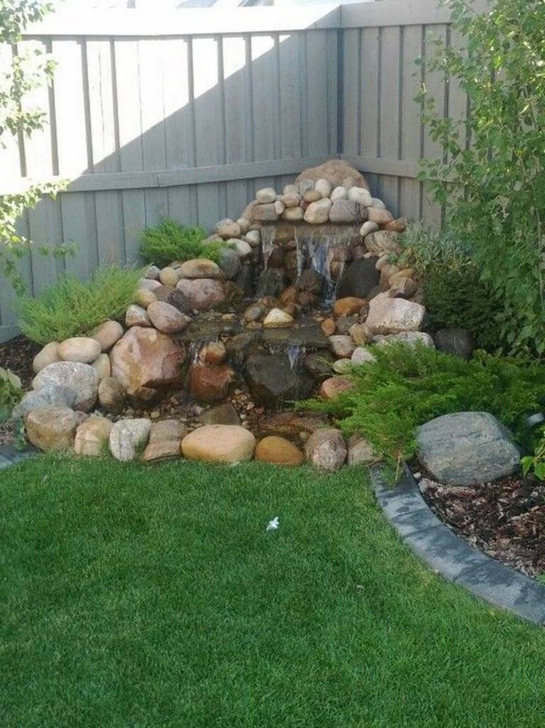 23 Small Garden Waterfall Design Ideas Worth to Check | SharonSable