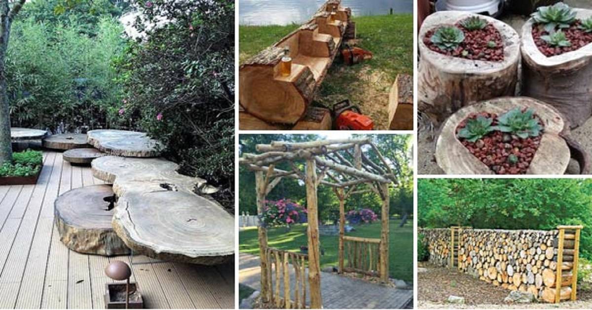 Amazing Diy Wood Log Decoration Ideas