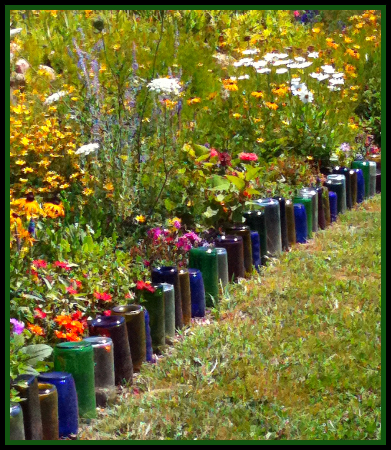 Nicely Defined Flower Bed