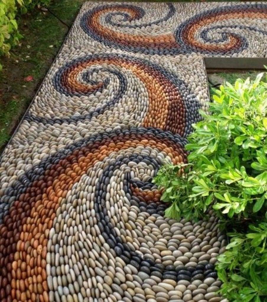 Mosaic Garden Path Ideas