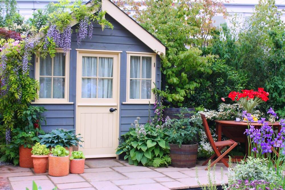 16 Pretty Garden Shed Ideas To Consider | SharonSable