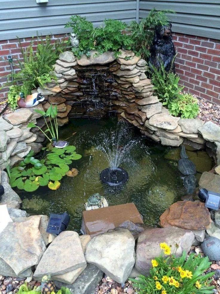 24 DIY Water Garden Pond Ideas You Must Look | SharonSable