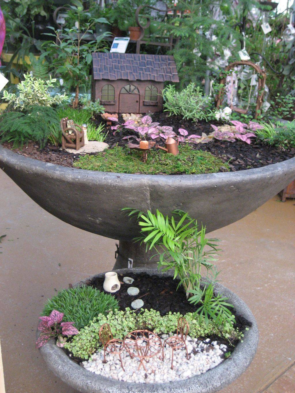 16 Fairy Garden Bird Bath Ideas You Must Look | SharonSable