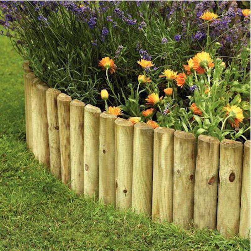 17 Wooden Garden Edging Ideas You Cannot Miss | SharonSable