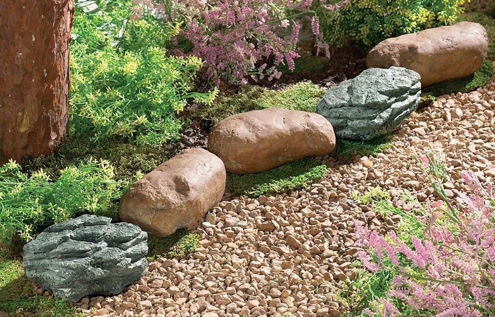 20 Faux Stone Garden Edging Ideas You Should Check | SharonSable