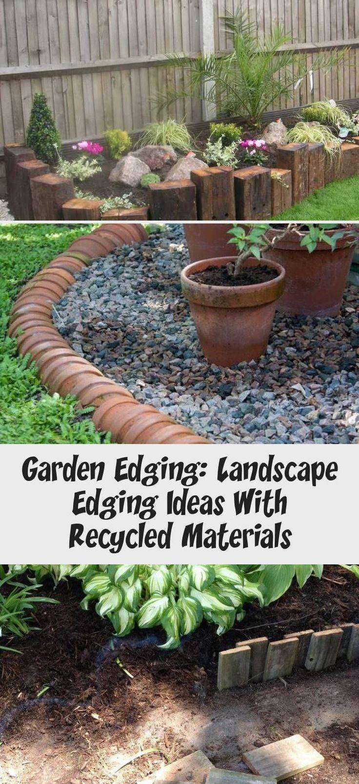 17 Wood Scrap Garden Edging Ideas You Should Look | SharonSable