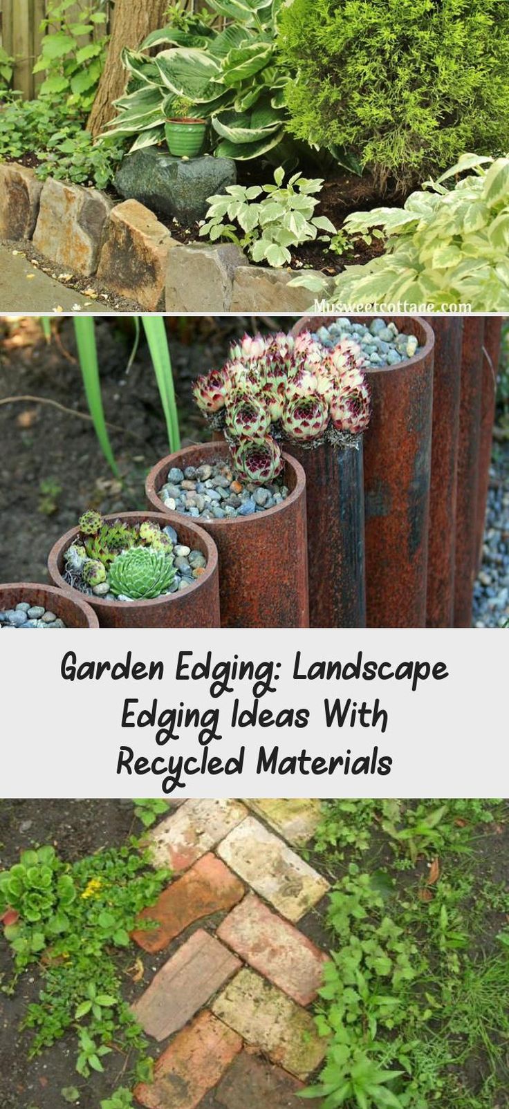 17 Wood Scrap Garden Edging Ideas You Should Look | SharonSable