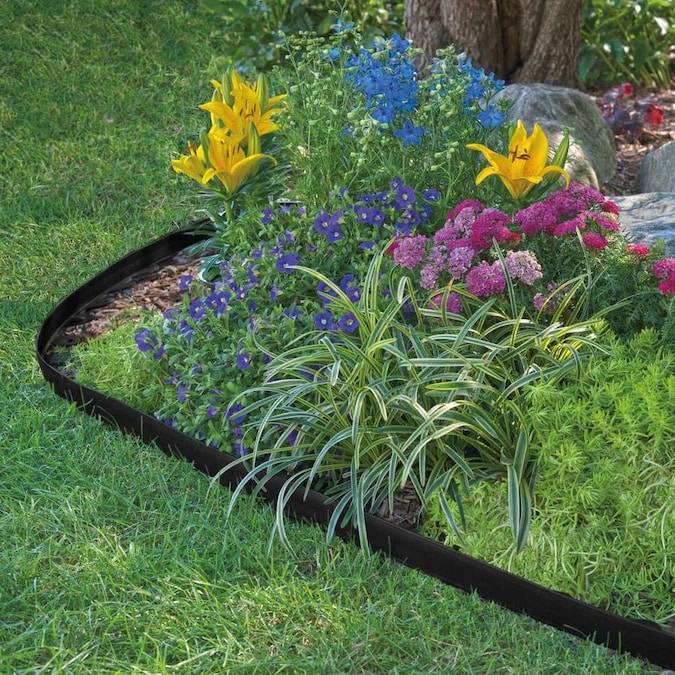 18 Black Plastic Garden Edging Ideas You Gonna Love | SharonSable