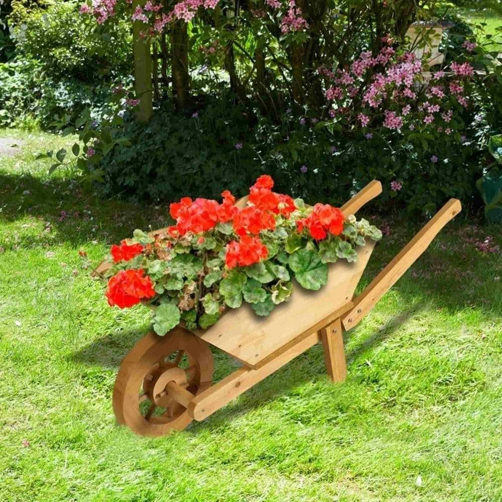 22 Wooden Wheelbarrow Garden Decor Ideas You Cannot Miss Sharonsable