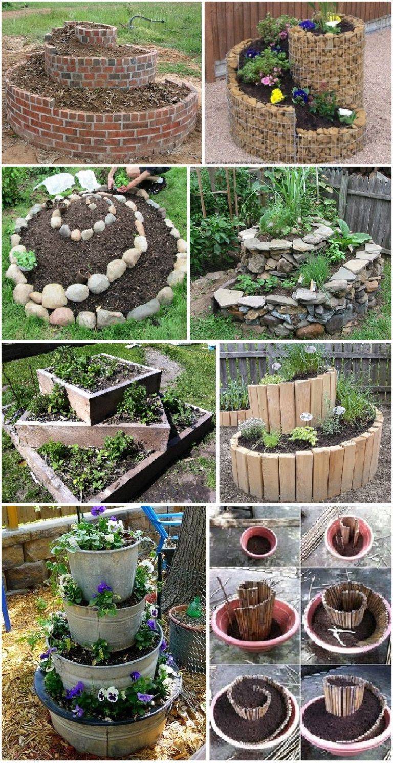 20 Spiral Garden Bed Ideas You Must Look | SharonSable