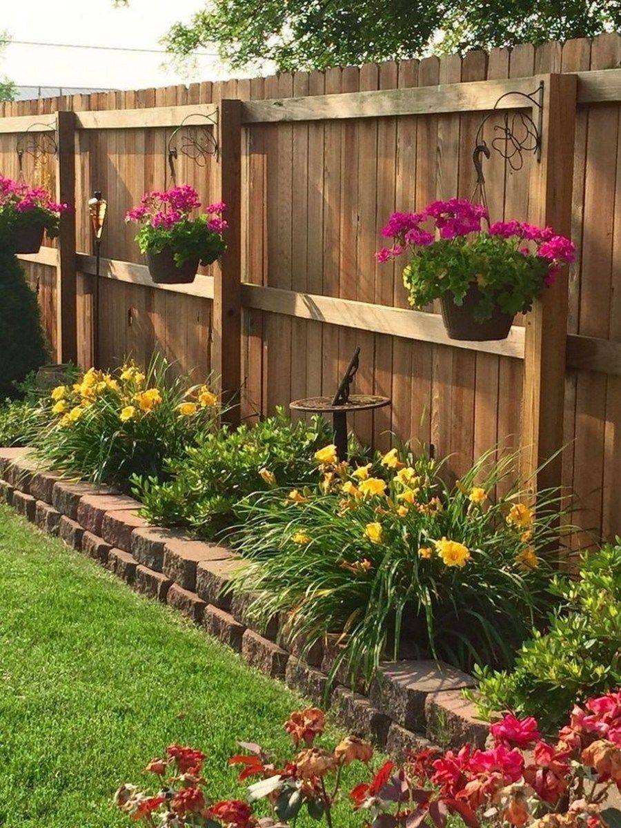 Simple Backyard Privacy Fence Design Ideas