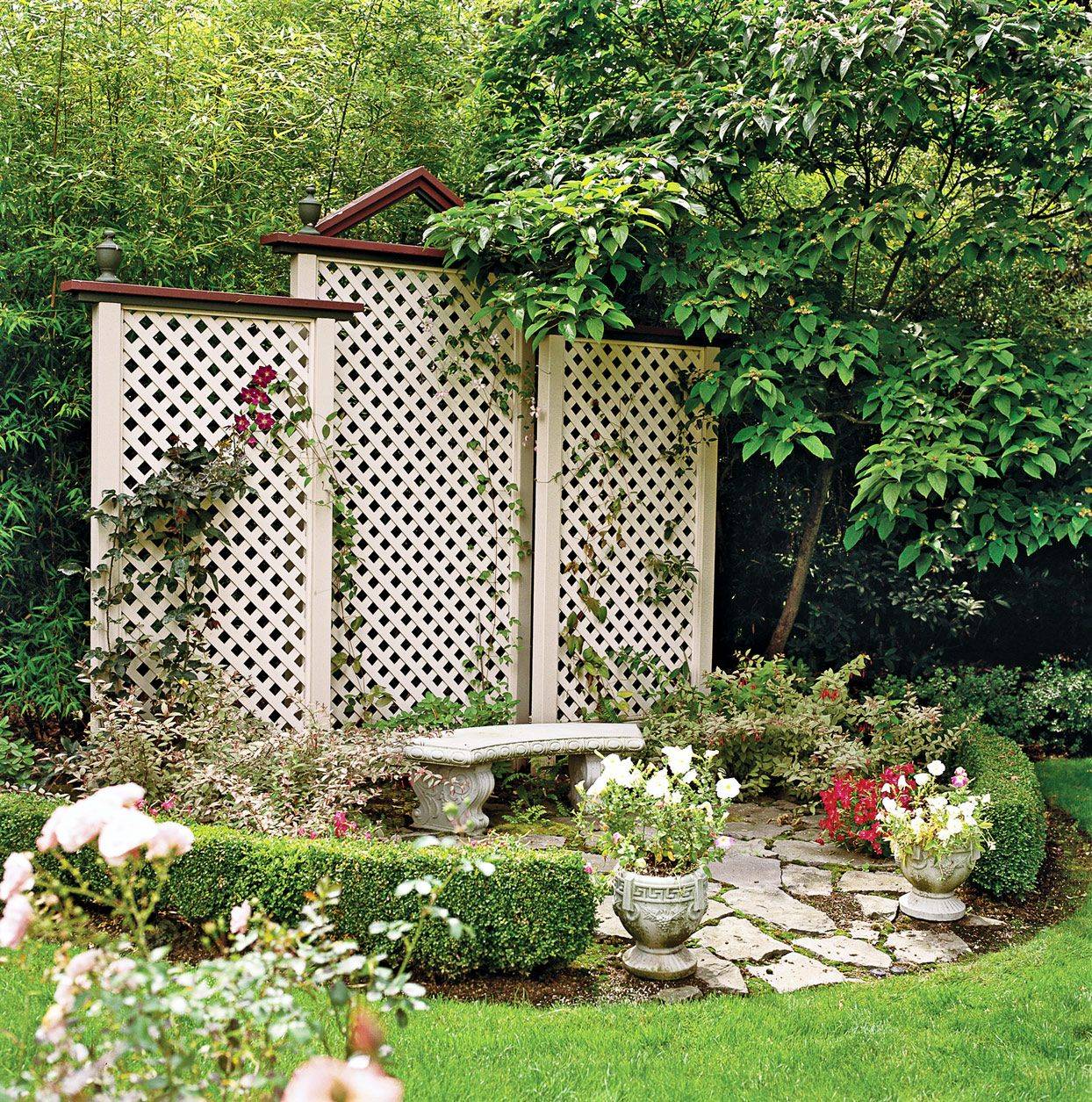 19 Garden Trellis with Lattice Fence Design Ideas To Consider | SharonSable