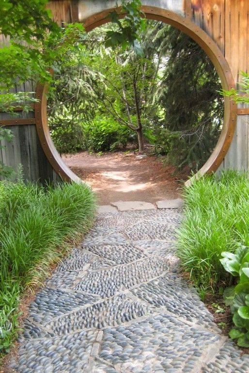 23 Chinese Garden Gate Ideas To Consider SharonSable   39 Awesome Moon Gate Garden Design Ideas Garden Design Moon Gate   5957 