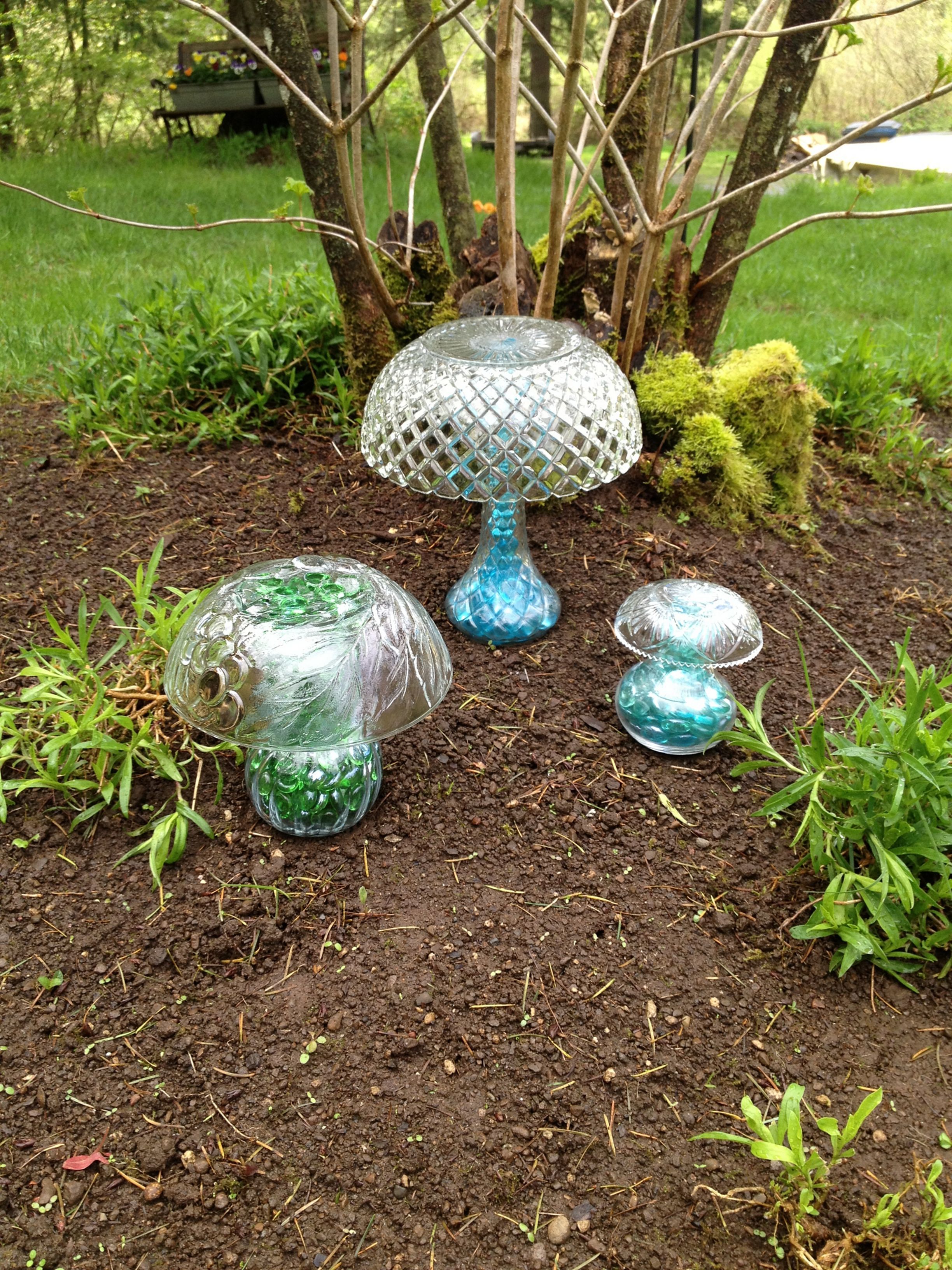 Outside Glass Garden Art