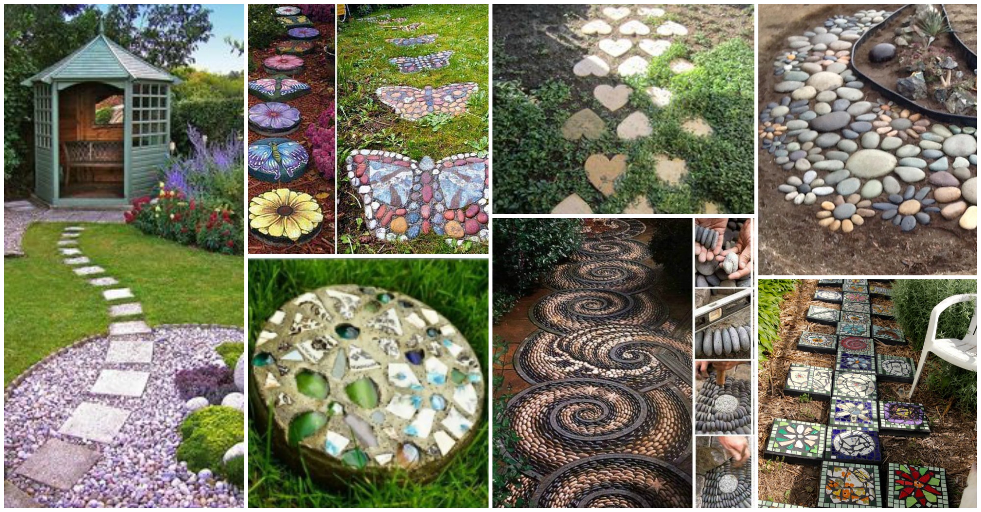 Colored Stones For Garden Home And Garden Designs