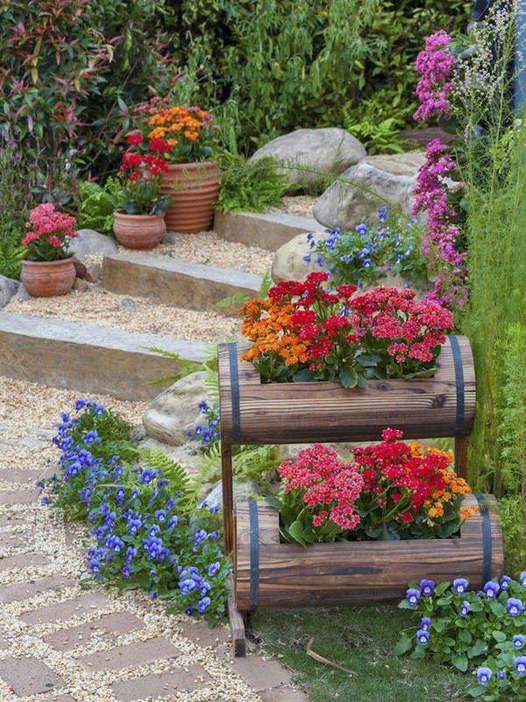 Beautyful And Creative Flower Bed Ideas