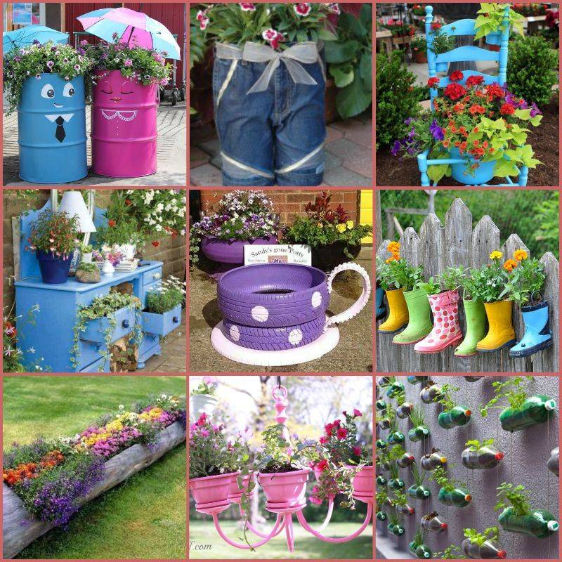 Diy Recycled Tire Planter Ideas