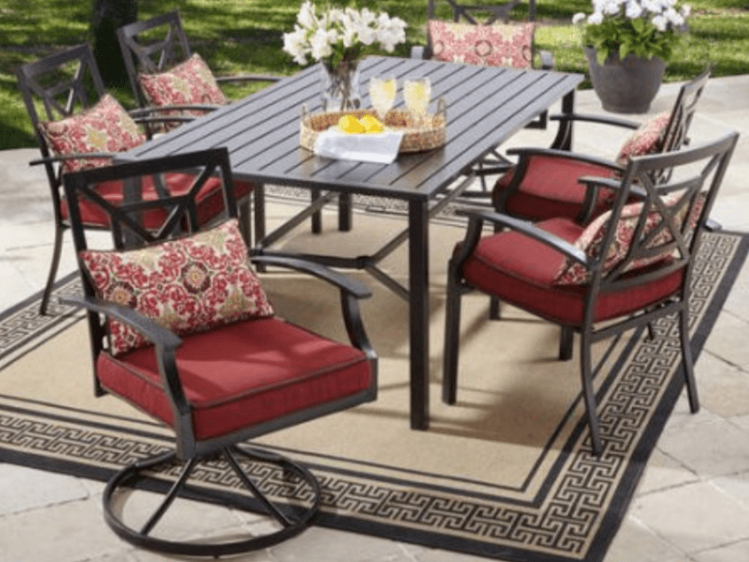 Better Homes Gardens Victoria Outdoor Classic Grey Wicker Dining