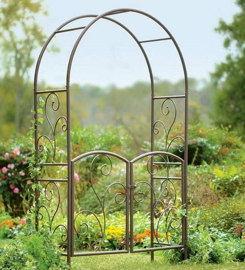 22 Arched Iron Garden Gates Ideas To Consider | SharonSable