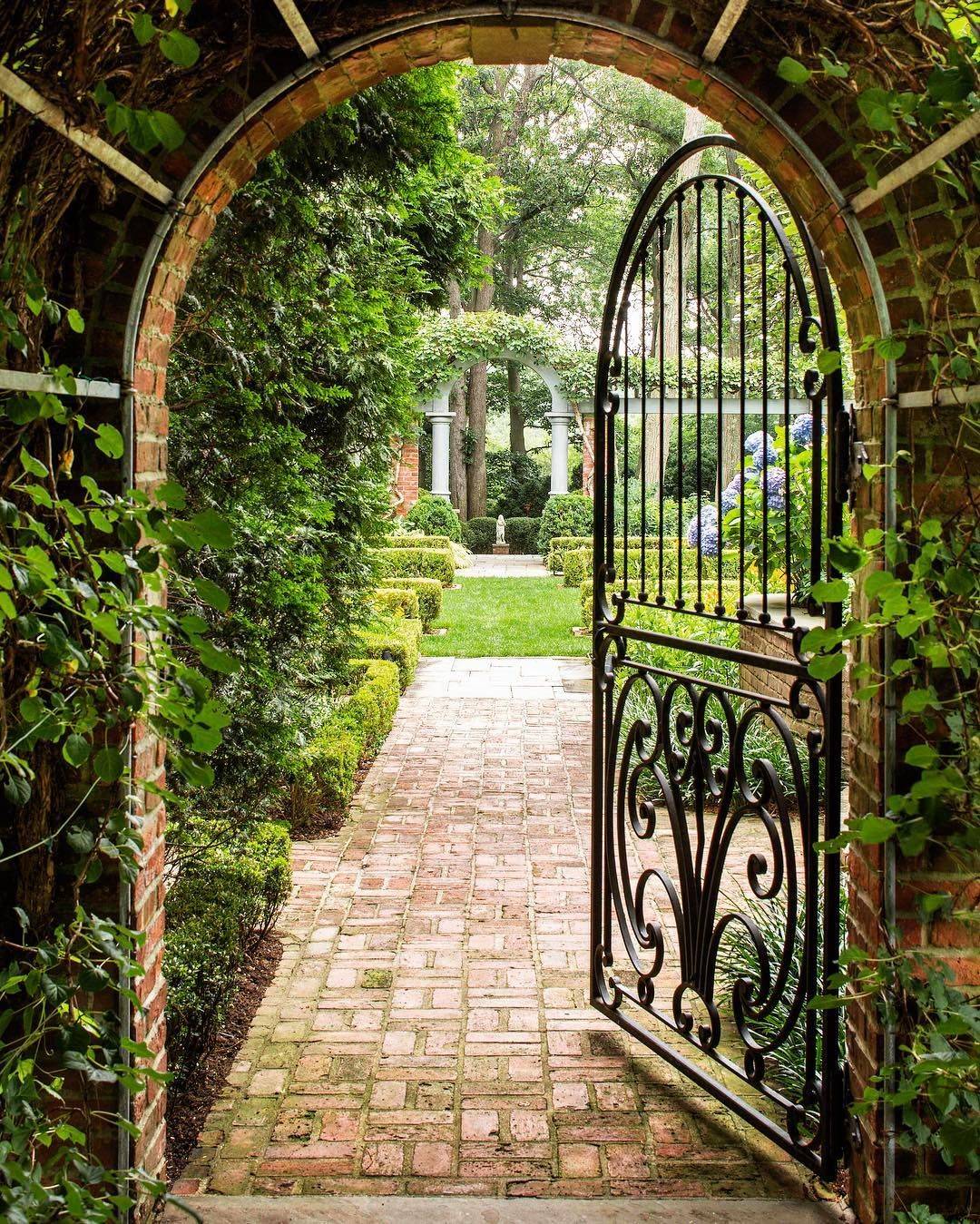 22 Arched Iron Garden Gates Ideas To Consider | SharonSable