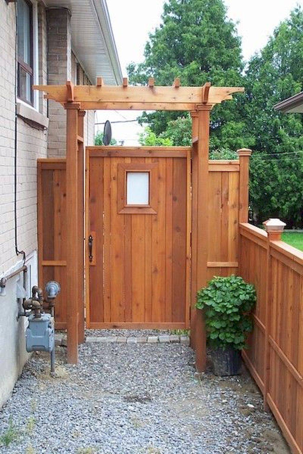 24 Wood Picket Garden Gate Ideas To Try This Year | SharonSable