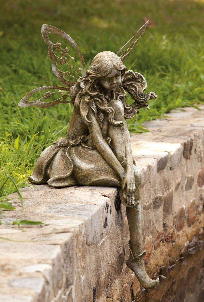 Metal Garden Fairy Statue Creative Design Ideas