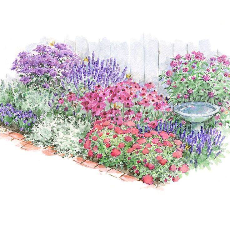Threeseason Beauty Flower Garden Plans