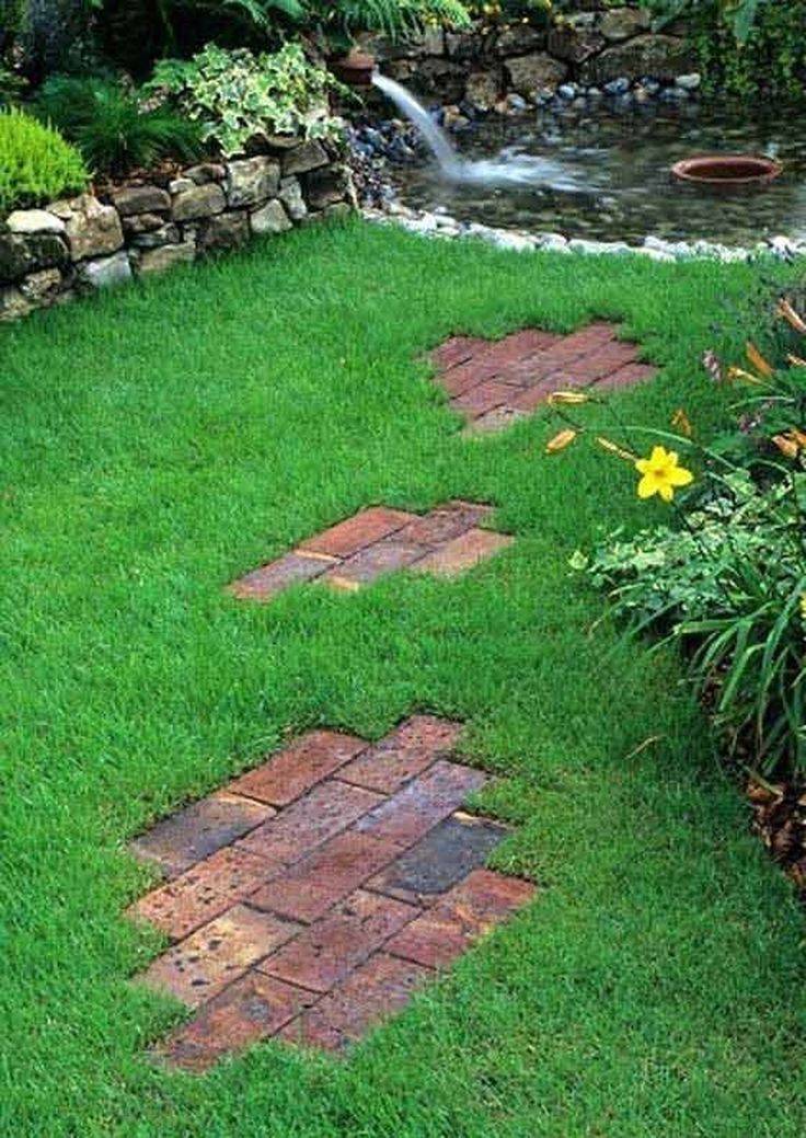 Nice Garden Stepping Stone Design Ideas